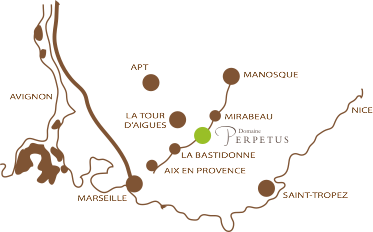 Plan Domaine Les Perpetus