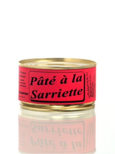 Pâté artisanal à  la sariette - Conserve 130g