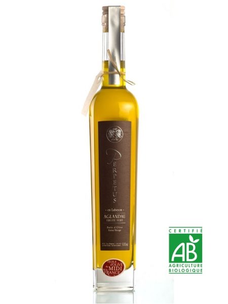 Huile d'olive biologique Aglandau 2022 - Bouteille 50cl